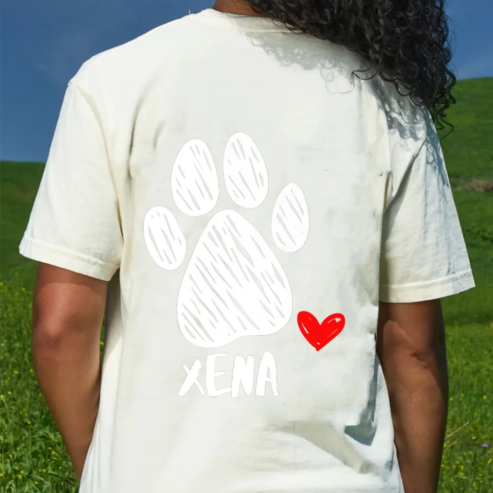 Xena Pet Name Dog Lover Puppy Xena Name Tag Love Xena T-Shirt - Cream